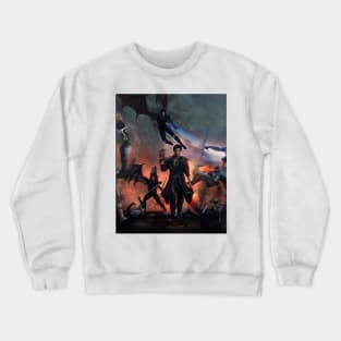 Rhysand, Cassian, & Azriel Battle Scene Crewneck Sweatshirt